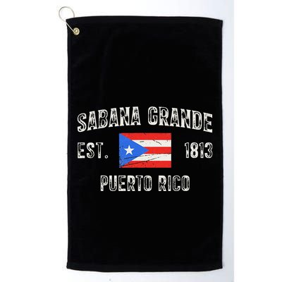 Sabana Grande Puerto Rico Est 1813 Puerto Rico Golf Towel