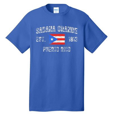 Sabana Grande Puerto Rico Est 1813 Puerto Rico Tall T-Shirt