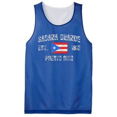 Sabana Grande Puerto Rico Est 1813 Puerto Rico Mesh Reversible Basketball Jersey Tank