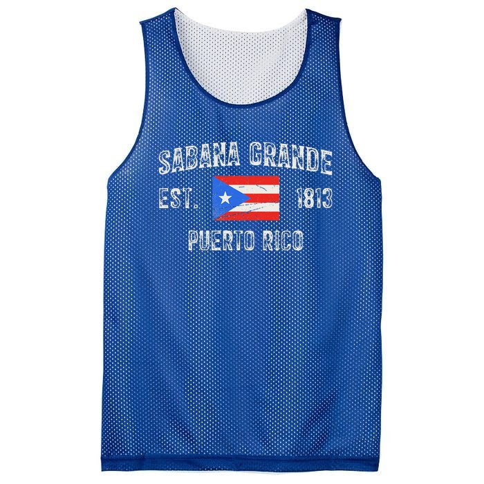 Sabana Grande Puerto Rico Est 1813 Puerto Rico Mesh Reversible Basketball Jersey Tank