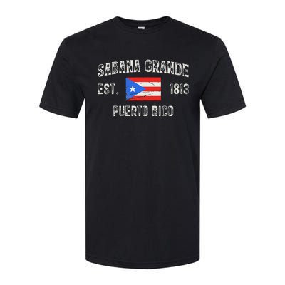 Sabana Grande Puerto Rico Est 1813 Puerto Rico Softstyle CVC T-Shirt