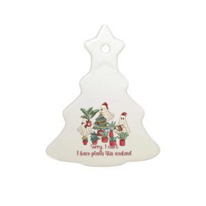 Santa Ghost Plant Christmas Plant Lady Ceramic Tree Ornament