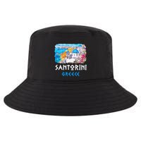 Santorini Greece Painting Souvenir Cool Comfort Performance Bucket Hat