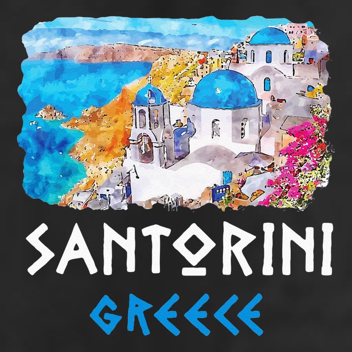 Santorini Greece Painting Souvenir Cool Comfort Performance Bucket Hat