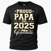 Senior Graduation Proud Papa 2025 Graduate Class Matching  Cooling Performance Crew T-Shirt
