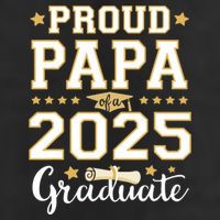 Senior Graduation Proud Papa 2025 Graduate Class Matching  Adult Drive Performance Visor