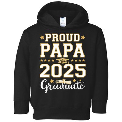 Senior Graduation Proud Papa 2025 Graduate Class Matching  Toddler Hoodie