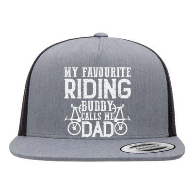 Some Grandpas Play Bingo Real Grandpas Ride Motorcycles Flat Bill Trucker Hat