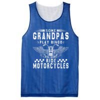 Some Grandpas Play Bingo Real Grandpas Ride Motorcycle Biker Gift Mesh Reversible Basketball Jersey Tank