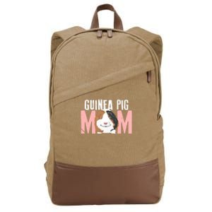 Sweet Guinea Pig Mom Meaningful Gift For Pet Owner Meaningful Gift Cotton Canvas Backpack