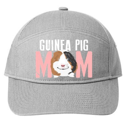 Sweet Guinea Pig Mom Meaningful Gift For Pet Owner Meaningful Gift 7-Panel Snapback Hat