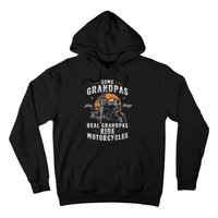 Some Grandpas Play Bingo Real Grandpas Ride Motorcycles Hoodie