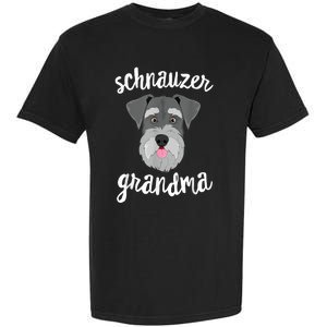 Schnauzer Grandma Pawma Dog Grandparents Grand Maw Garment-Dyed Heavyweight T-Shirt