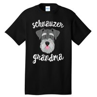 Schnauzer Grandma Pawma Dog Grandparents Grand Maw Tall T-Shirt