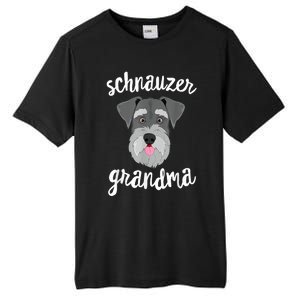 Schnauzer Grandma Pawma Dog Grandparents Grand Maw Tall Fusion ChromaSoft Performance T-Shirt