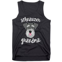 Schnauzer Grandma Pawma Dog Grandparents Grand Maw Tank Top