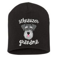 Schnauzer Grandma Pawma Dog Grandparents Grand Maw Short Acrylic Beanie