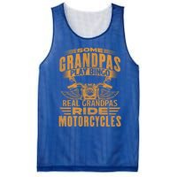 Some Grandpas Play Bingo Real Grandpas Ride Motorcycle Biker Great Gift Mesh Reversible Basketball Jersey Tank