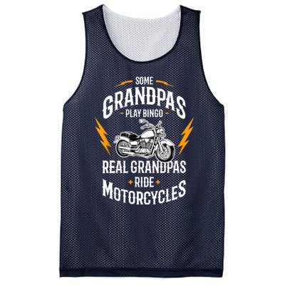 Some Grandpas Play Bingo Motorcycles Mesh Reversible Basketball Jersey Tank