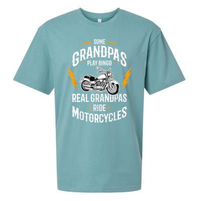 Some Grandpas Play Bingo Motorcycles Sueded Cloud Jersey T-Shirt