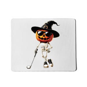 Skeleton Golf Pumpkin Golfing Golfer Halloween Costume Idea Mousepad