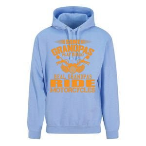 Some Grandpas Play Bingo Real Grandpas Ride Motorcycle Gift Unisex Surf Hoodie