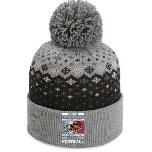 Some Grandpas Play Bingo Real Grandpas Coach Football Gift The Baniff Cuffed Pom Beanie