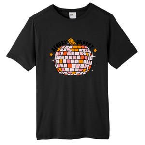 Spooky Groovy Pumpkin Halloween Day Retro Halloween Tall Fusion ChromaSoft Performance T-Shirt