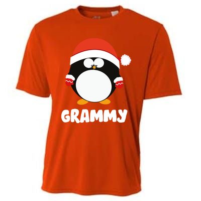 Santa Grammy Penguin Christmas Family Matching Costume Gift Cooling Performance Crew T-Shirt