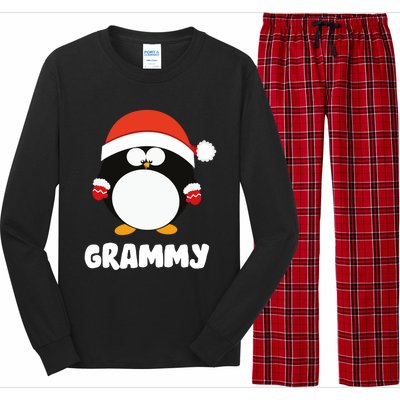 Santa Grammy Penguin Christmas Family Matching Costume Gift Long Sleeve Pajama Set