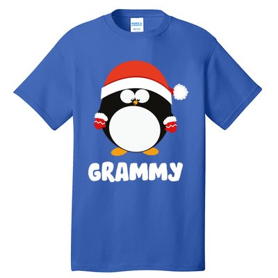 Santa Grammy Penguin Christmas Family Matching Costume Gift Tall T-Shirt