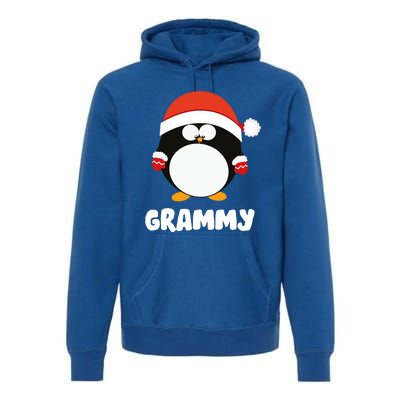 Santa Grammy Penguin Christmas Family Matching Costume Gift Premium Hoodie