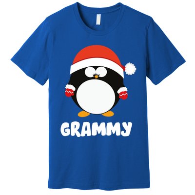 Santa Grammy Penguin Christmas Family Matching Costume Gift Premium T-Shirt