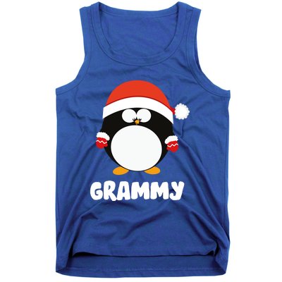 Santa Grammy Penguin Christmas Family Matching Costume Gift Tank Top