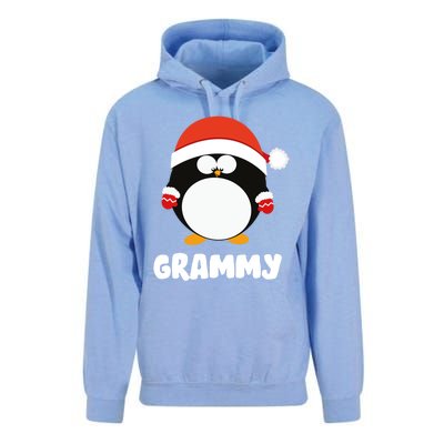 Santa Grammy Penguin Christmas Family Matching Costume Gift Unisex Surf Hoodie