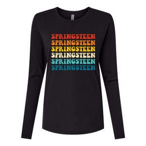 Springsteen Groovy Party Everyday Casual Womens Cotton Relaxed Long Sleeve T-Shirt