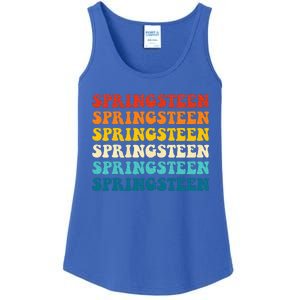 Springsteen Groovy Party Everyday Casual Ladies Essential Tank