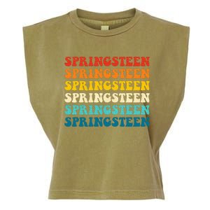 Springsteen Groovy Party Everyday Casual Garment-Dyed Women's Muscle Tee