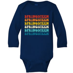 Springsteen Groovy Party Everyday Casual Baby Long Sleeve Bodysuit