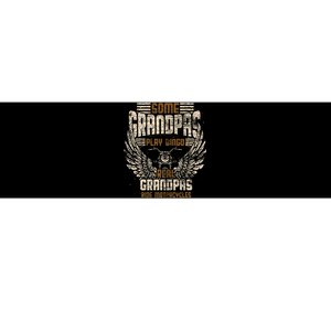 Some Grandpas Play Bingo Real Grandpas Ride Motorcycle Biker Bumper Sticker