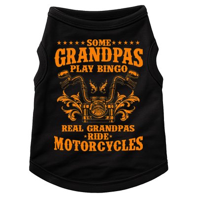 Some Grandpas Play Bingo Real Grandpas Ride Motorcycles Gift Doggie Tank