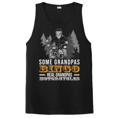 Some Grandpas Play Bingo Real Grandpas Ride Motorcycles Gift PosiCharge Competitor Tank