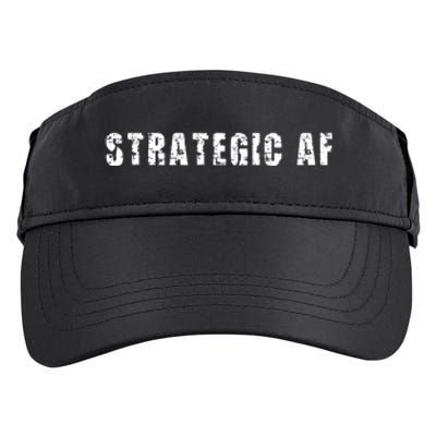 Strategy Game Player As Strategic AF Adult Drive Performance Visor