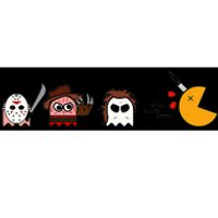 Spooky Gamer Parody Retro Halloween Horror Fun Bumper Sticker