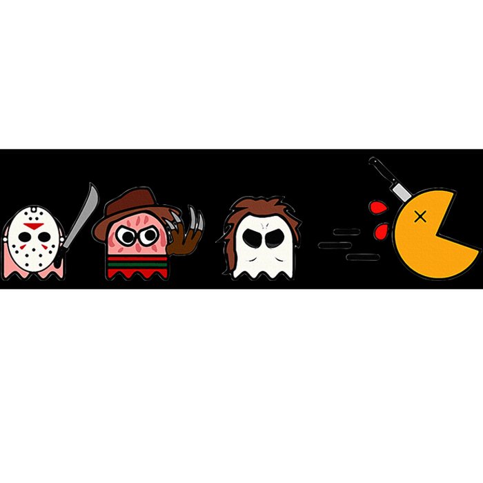 Spooky Gamer Parody Retro Halloween Horror Fun Bumper Sticker