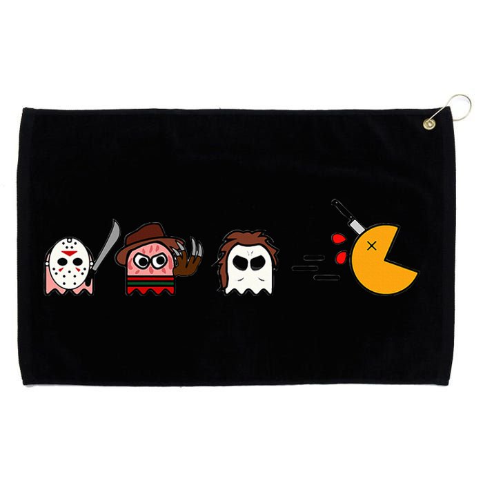 Spooky Gamer Parody Retro Halloween Horror Fun Grommeted Golf Towel