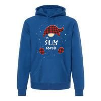 Silly Gnome Plaid Matching Family Christmas Pajamas Gift Great Gift Premium Hoodie