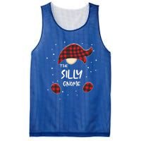 Silly Gnome Plaid Matching Family Christmas Pajamas Gift Great Gift Mesh Reversible Basketball Jersey Tank