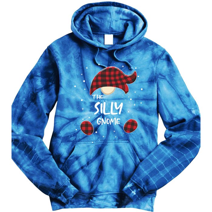 Silly Gnome Plaid Matching Family Christmas Pajamas Gift Great Gift Tie Dye Hoodie