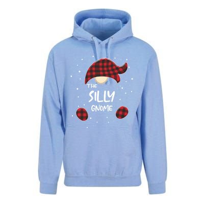 Silly Gnome Plaid Matching Family Christmas Pajamas Gift Great Gift Unisex Surf Hoodie